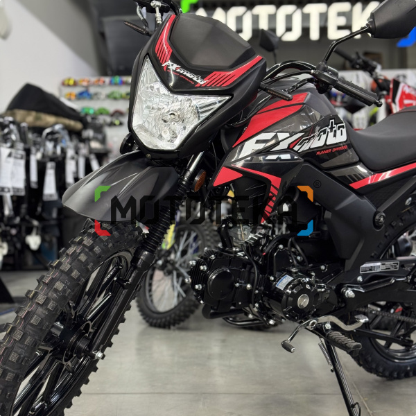 Мопед FXMOTO (ФХМото) RUNNER OFF ROAD 50 (125) чёрный матовый | Мототека