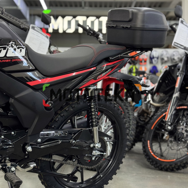 Мопед FXMOTO (ФХМото) RUNNER OFF ROAD 50 (125) чёрный матовый | Мототека
