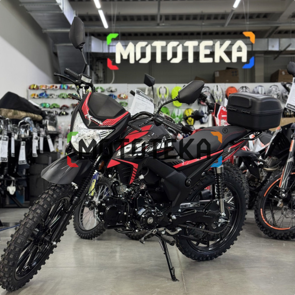 Мопед FXMOTO (ФХМото) RUNNER OFF ROAD 50 (125) чёрный матовый | Мототека